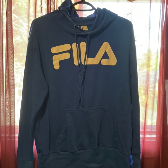 Royal blue Fila hoodie size large - Picture 1 of 2